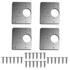 Platinas de reparación de bisagras x 4 Und