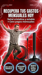 Antena TV Ilimitada - Disfruta Canales HD sin pagar Mensualidades