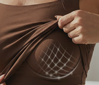 BLUSA DE TIRANTES 2 EN 1 CON BRASIER INTEGRADO