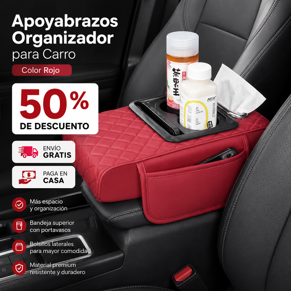 REPOSA BRAZOS PARA AUTOS
